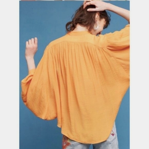 ANTHROPOLOGIE Maeve Dolman Sleeves Shirt - Picture 2 of 14